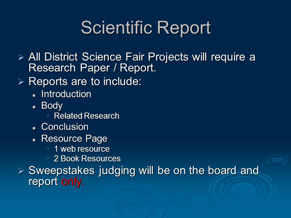 How to Make a Science Fair Research Paper